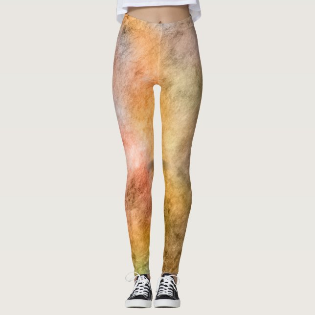 Watercolor Leggings for Spring Style (Front)