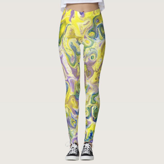 Watercolor Leggings for Women who Love Colour (Front)
