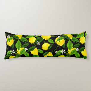 Watercolor Lemon 2 Body Cushion