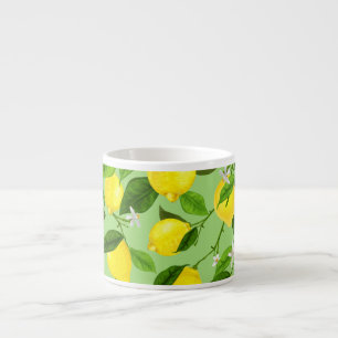 Watercolor Lemon 3 Espresso Cup