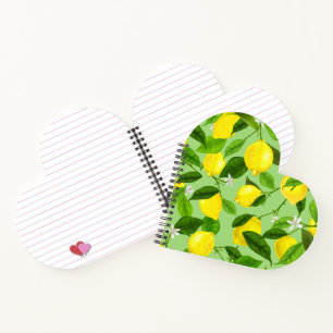 Watercolor Lemon 3 Notebook