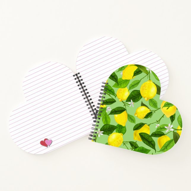 Watercolor Lemon 3 Notebook (Inside)