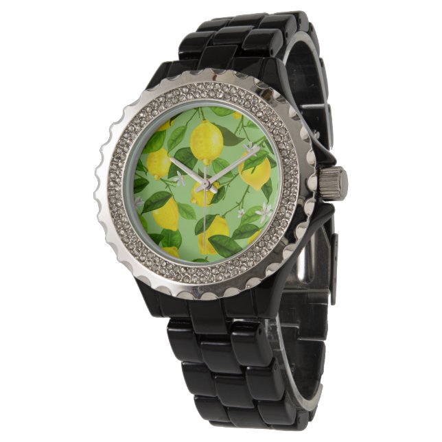 Watercolor Lemon 3 Watch (Angled)