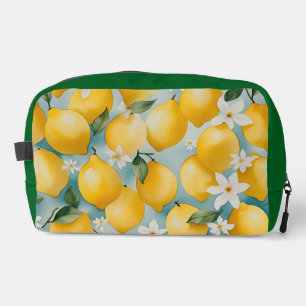 Watercolor Lemon/fruit Dopp Kit