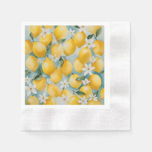 Watercolor Lemon/fruit Napkin