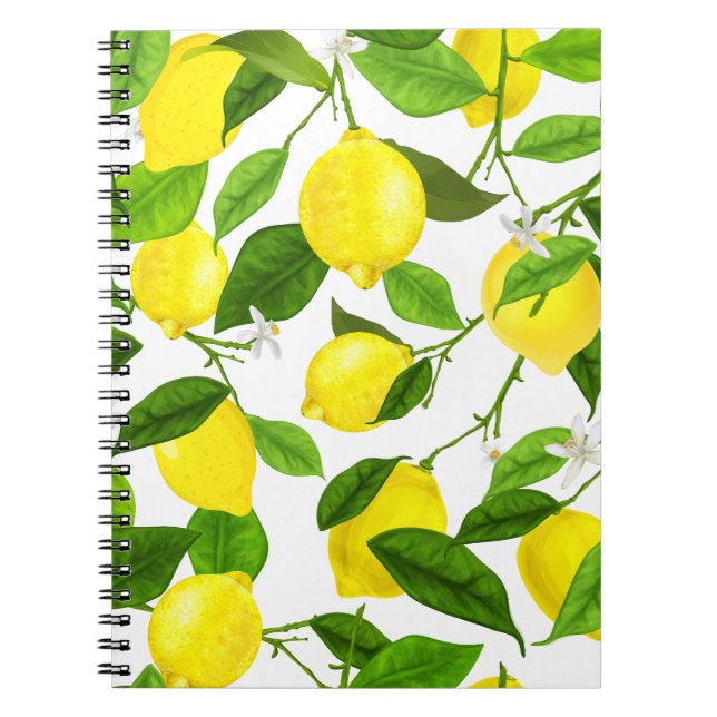 Watercolor Lemon Notebook (Front)