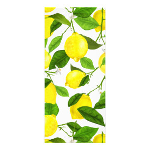 Watercolor Lemon Rack Card