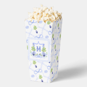 Watercolor Lemon Tree Monogram Crest Favour Box