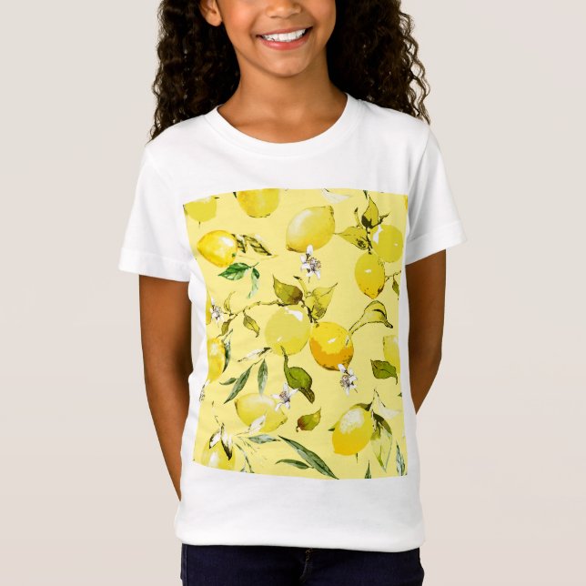 Watercolor lemons 15 T-Shirt (Front)