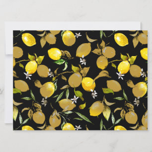 Watercolor lemons 30 announcement