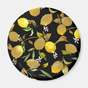 Watercolor lemons 31 magnet