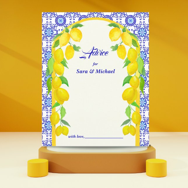 Watercolor Lemons Amalfi Bridal Wedding (Creator Uploaded)