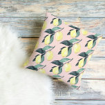 Watercolor Lemons & Leaves Yellow Seamless Pattern Cushion<br><div class="desc">Watercolor Lemons & Leaves Yellow Seamless Pattern</div>