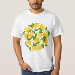 Watercolor lemons wreath T-Shirt
