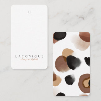 Watercolor | Leopard print | Abstract Business Card