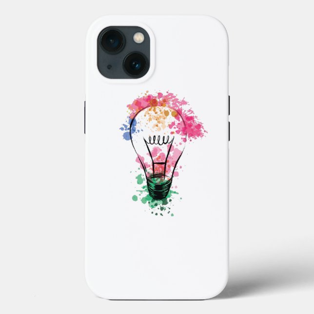 Watercolor Light Bulb Case-Mate iPhone Case (Back)