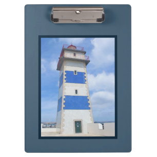 Watercolor lighthouse clipboard