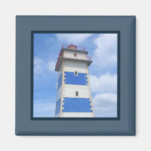 Watercolor lighthouse magnet