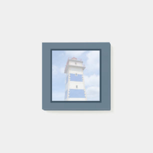 Watercolor lighthouse post-it notes