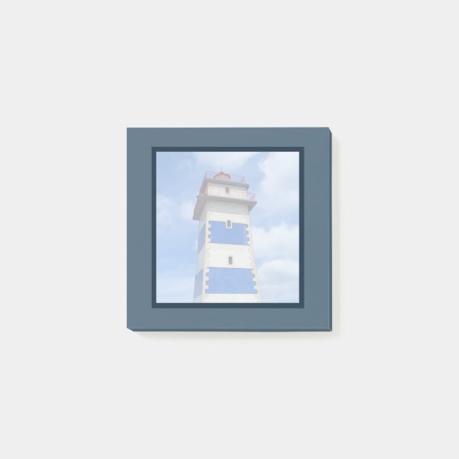 Watercolor lighthouse post-it notes (Front)