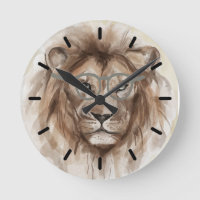 Watercolor Lion Design