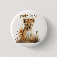 Watercolor Lion King`s Baby Shower