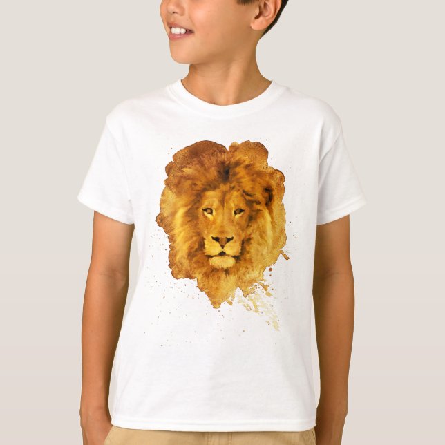 Watercolor Lion T-Shirt (Front)