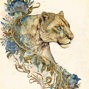 Watercolor Lioness 1 T-Shirt