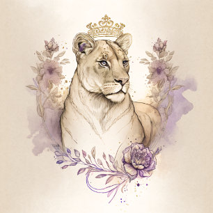 Watercolor Lioness 2 T-Shirt