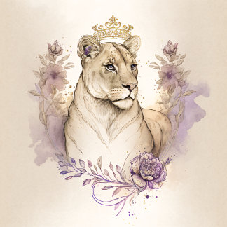 Watercolor Lioness 2 T-Shirt
