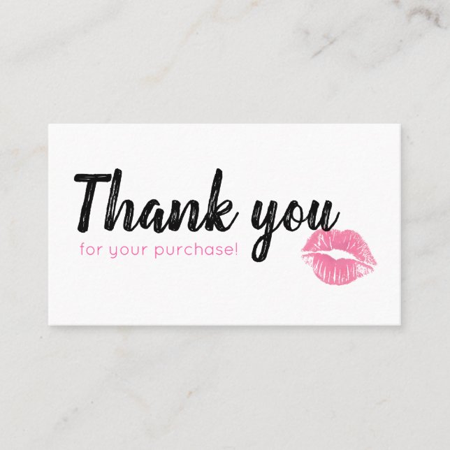 Watercolor Lippies Loyalty Card (Front)