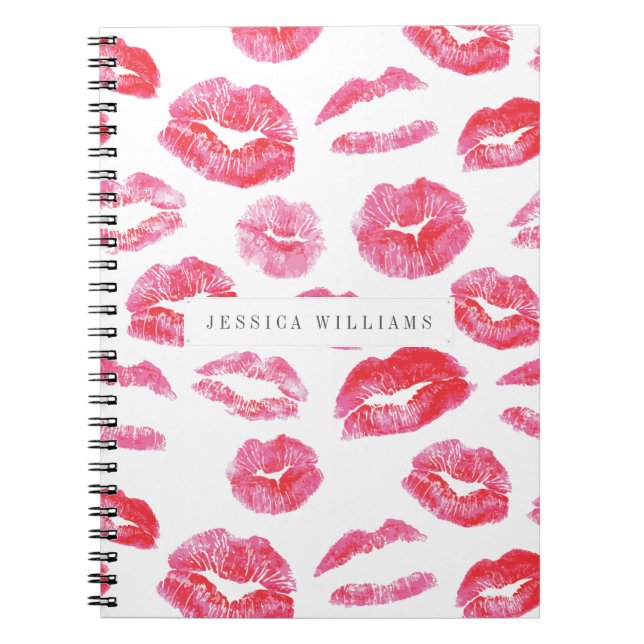 Watercolor Lipstick Lipsense Notebook (Front)