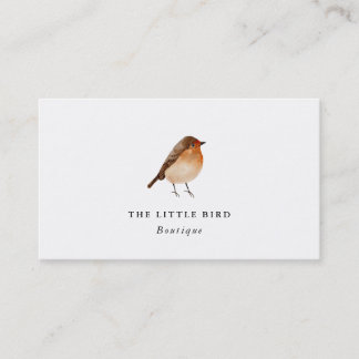 Watercolor Little Bird | Robin  Business Card