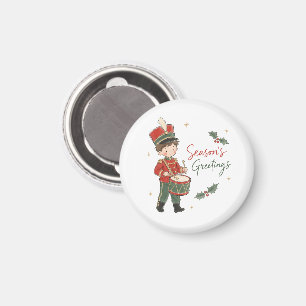 Watercolor Little Drummer Boy Magnet