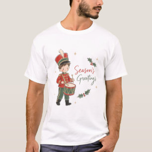 Watercolor Little Drummer Boy T-Shirt