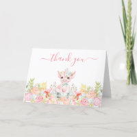 Watercolor Little Piggy Baby Shower