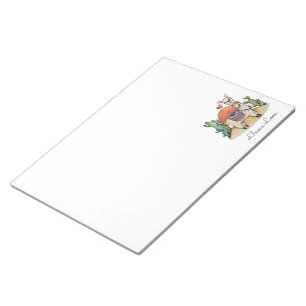 Watercolor Llama With Cactus Notepad