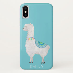 watercolor llamas cute modern hipster Case-Mate iPhone case
