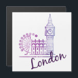 Watercolor London, Big Ben<br><div class="desc">Big Ben tower is great gifts for Christmas and for anyone who loves London,  Britain makes a great gift for a birthday or any other event and celebration.  wear this funny design and show everyone how much you want to visit England,  skyline</div>