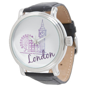 Watercolor London, Big Ben Watch