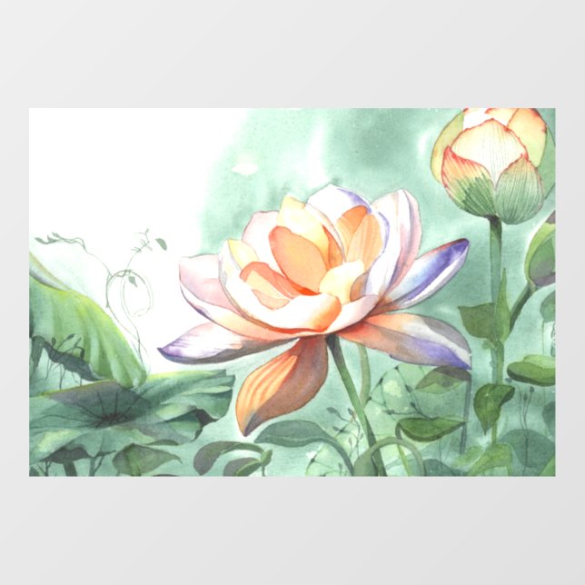 Watercolor Lotus (Sheet)