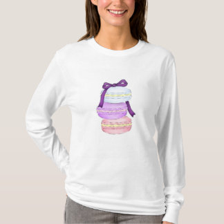 Watercolor Macaron Stack Flowy Long Sleeve Shirt