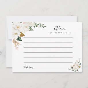 watercolor magnolia & pink floral advice