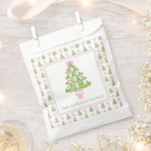 Watercolor Mahjong Christmas Tree Party