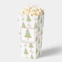 Watercolor Mahjong Christmas Tree Party