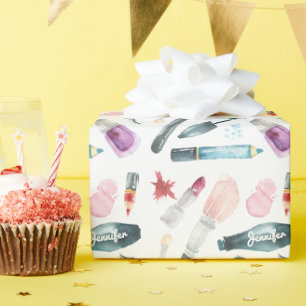 Watercolor Make Up Wrapping Paper