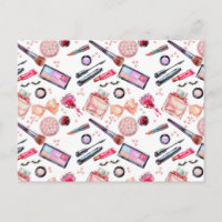 Watercolor Makeup Pattern