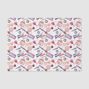 Watercolor Makeup Pattern Tissue Paper