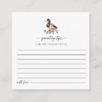 Watercolor Mallard Duck Parenting Tips 