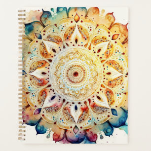 Watercolor Mandala Planner